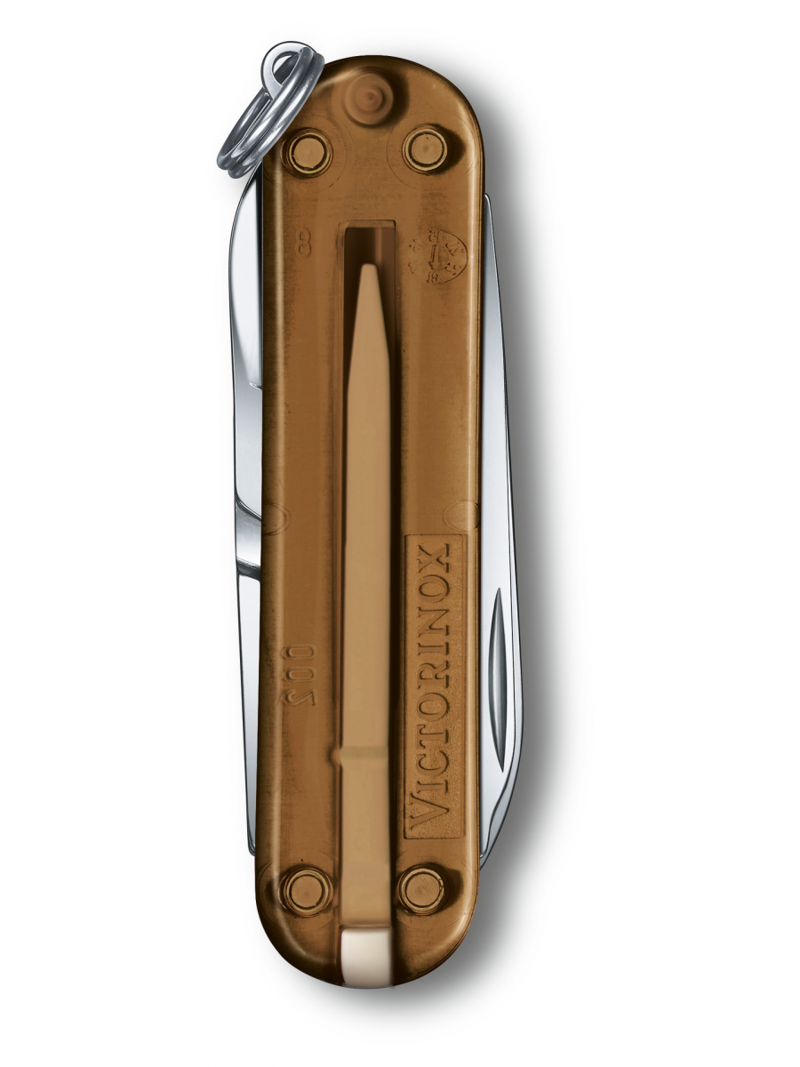 Нож перочинный Victorinox Classic SD Chocolate Fugde (0.6223.T55G) 58мм 7функц. подар.коробка
