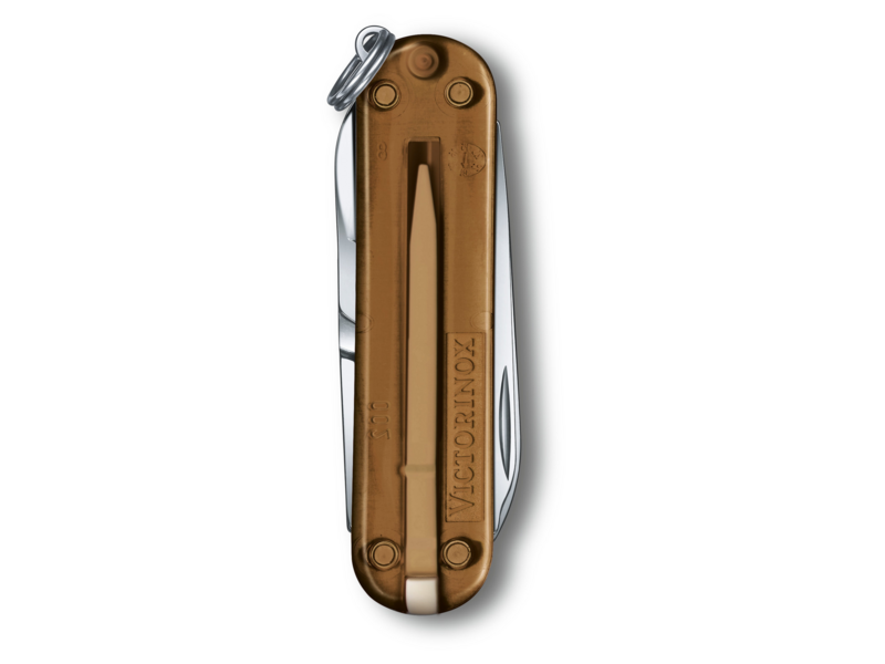 Нож перочинный Victorinox Classic SD Chocolate Fugde (0.6223.T55G) 58мм 7функц. подар.коробка