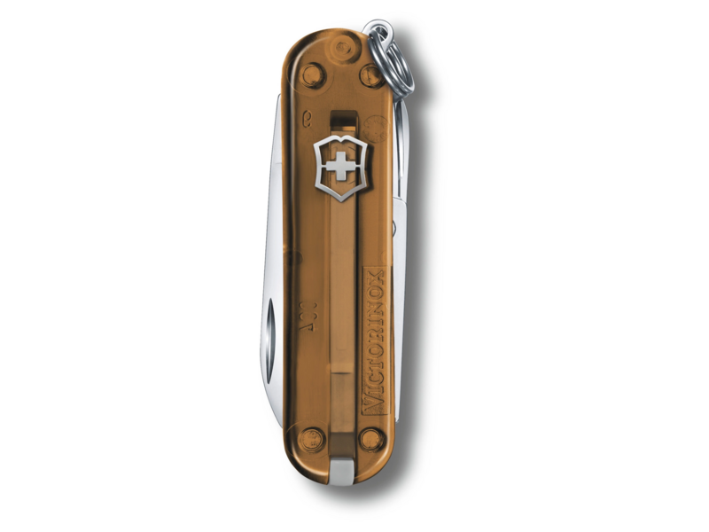 Нож перочинный Victorinox Classic SD Chocolate Fugde (0.6223.T55G) 58мм 7функц. подар.коробка