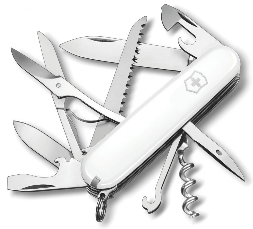 Нож перочинный Victorinox Huntsman (1.3713.7) 91мм 14функц. белый карт.коробка