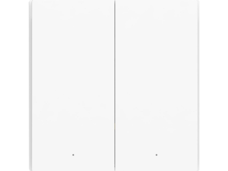 Умный выключатель Aqara Wireless Remote Switch H1 2-хкл. белый (WRS-R02)