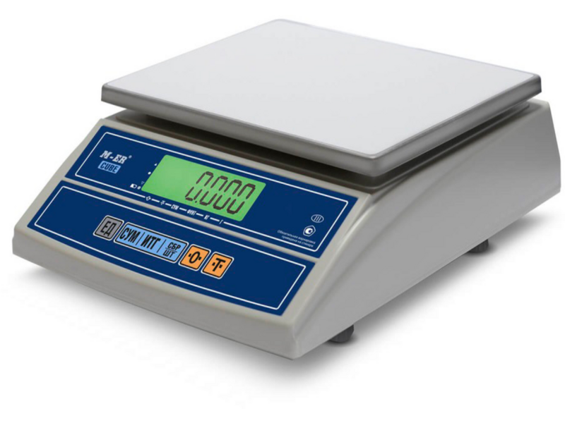Весы фасовочные Mertech M-ER 326AF-15.2 LCD белый (3053)