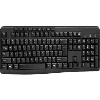 Клавиатура Оклик 305M черный USB Multimedia (1659987)