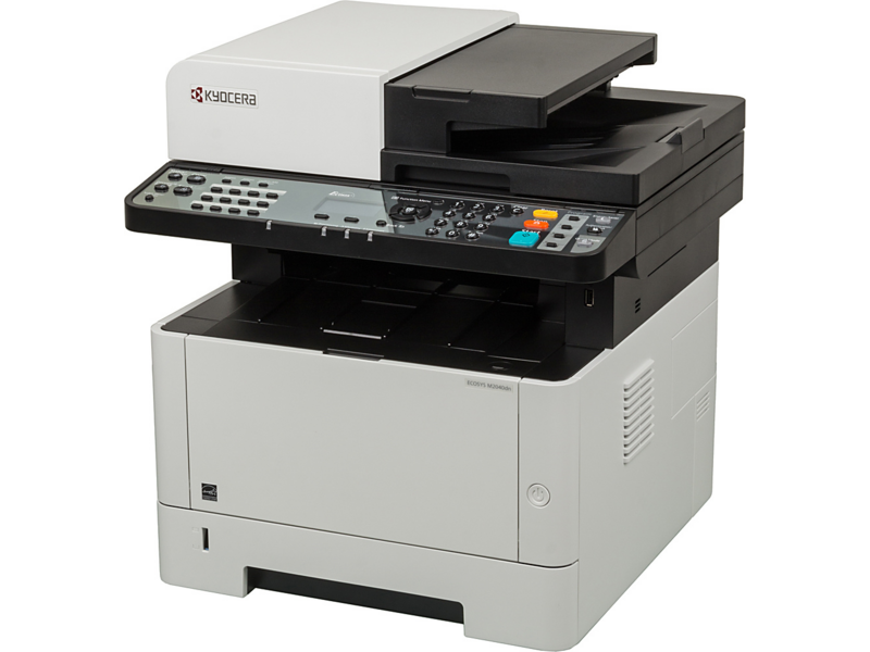 МФУ лазерный Kyocera M2040DN A4 Duplex белый/серый (в комплекте: 2 картриджа)
