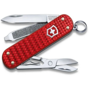 Нож перочинный Victorinox Classic Precious Alox (0.6221.401G) 58мм 5функц. красный подар.коробка