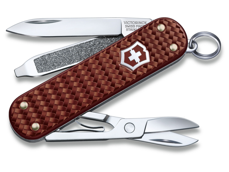 Нож перочинный Victorinox Classic Precious Alox (0.6221.4011G) 58мм 5функц. коричневый подар.коробка