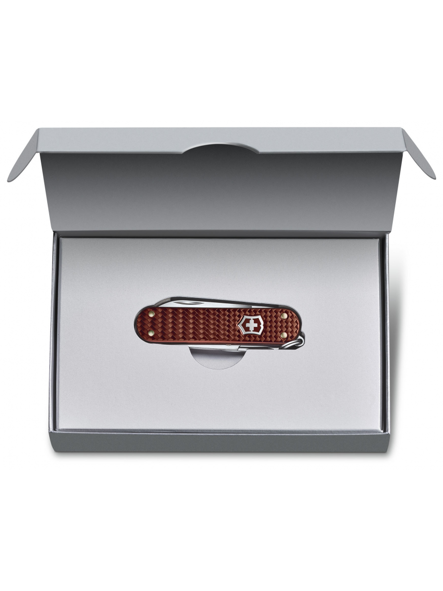 Нож перочинный Victorinox Classic Precious Alox (0.6221.4011G) 58мм 5функц. коричневый подар.коробка