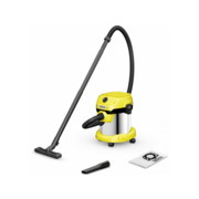 Строительный пылесос Karcher WD 2 Plus S V-15/4/18 1000Вт (уборка: сухая/сбор воды) желтый
