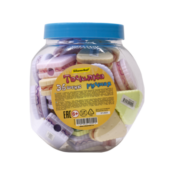 Точилка для карандашей ручная Silwerhof Cookies Монстрики 1 отверстие пластик ассорти туба