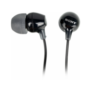 Гарнитура внутриканальные Sony MDR-EX15AP 1.2м черный проводные в ушной раковине