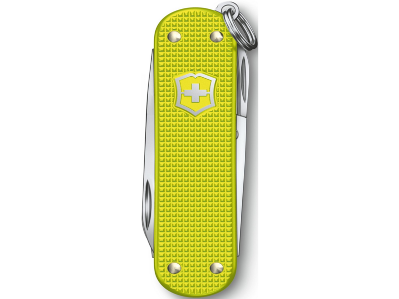 Нож перочинный Victorinox Classic SD Alox (0.6221.L23) 58мм 5функц. желтый подар.коробка