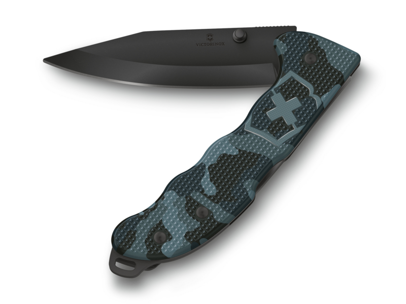 Нож перочинный Victorinox Evoke BSH Alox Navy (0.9425.DS222) 136мм 4функц. синий камуфляж подар.коробка