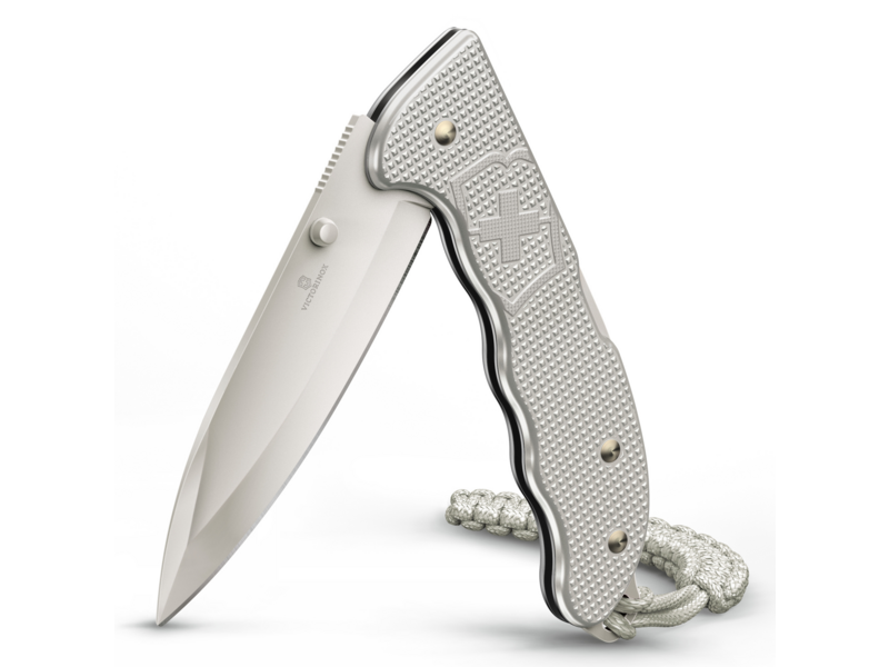 Нож перочинный Victorinox Evoke Alox (0.9415.D26) 136мм 5функц. серебристый подар.коробка