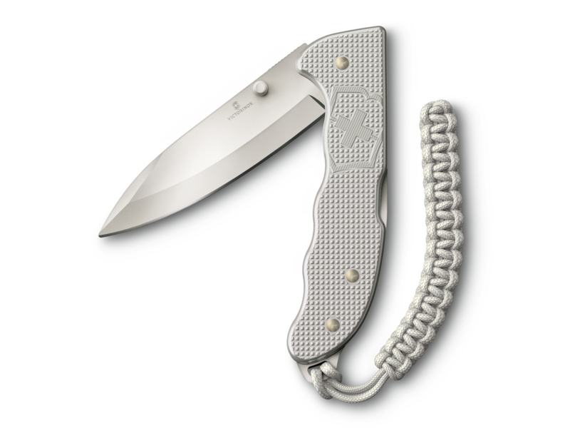 Нож перочинный Victorinox Evoke Alox (0.9415.D26) 136мм 5функц. серебристый подар.коробка