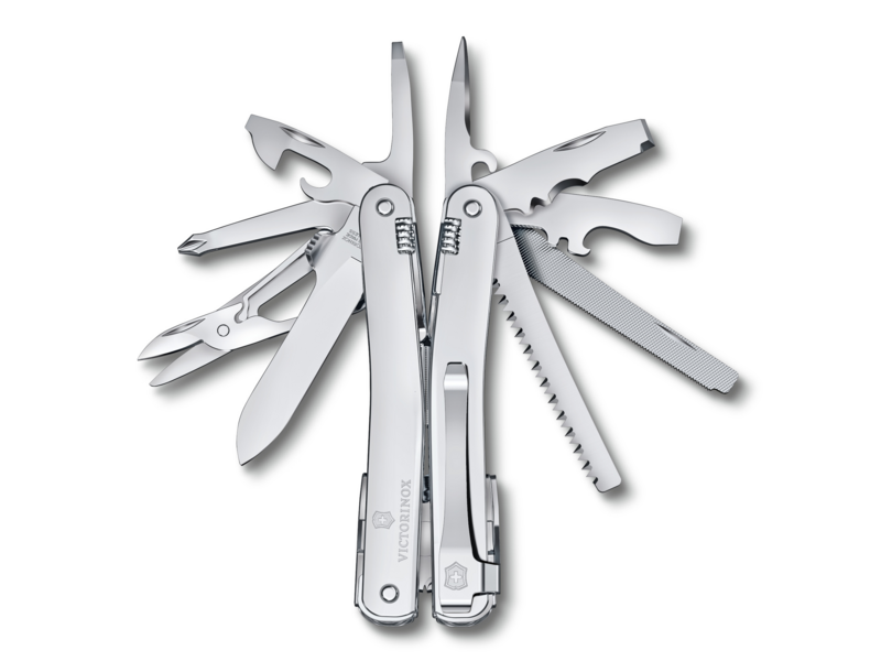 Мультитул Victorinox SwissTool Spirit MX Clip (3.0224.MKB1) 105мм 24функц. серебристый блистер