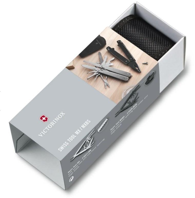 Мультитул Victorinox SwissTool Spirit MX Clip (3.0224.MKB1) 105мм 24функц. серебристый блистер