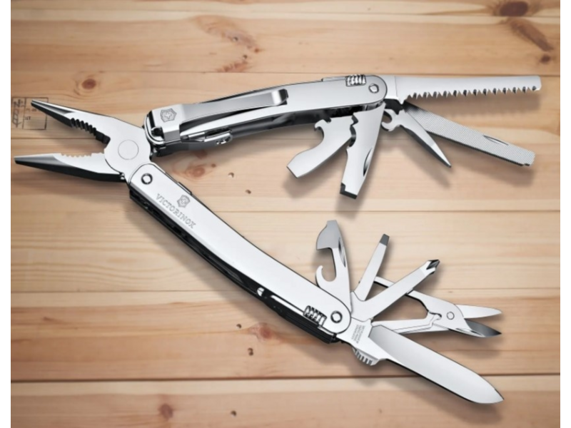 Мультитул Victorinox SwissTool Spirit MX Clip (3.0224.MKB1) 105мм 24функц. серебристый блистер