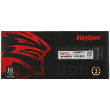 Память DDR3 4GB 1333MHz Kingspec KS1333D3P15004G RTL PC3-10600 CL11 DIMM 240-pin 1.5В dual rank Ret