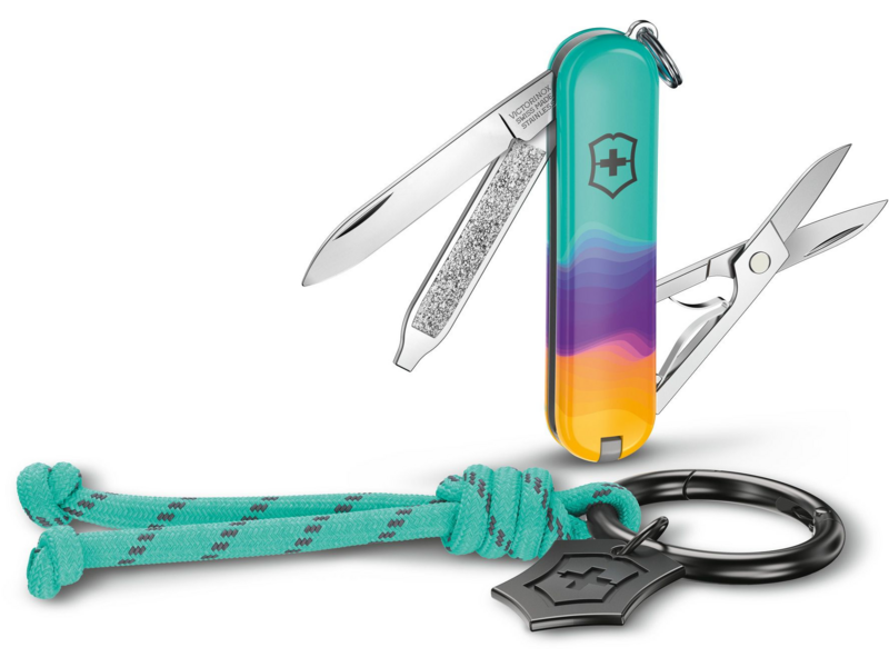 Нож перочинный Victorinox Classic SD Sydney Style (0.6223.E222) 58мм 7функц. ассорти подар.коробка