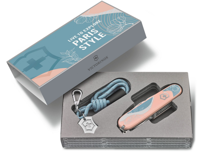 Нож перочинный Victorinox Companion Paris Style (1.3909.E221) 91мм 16функц. розовый подар.коробка