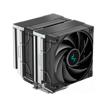 Устройство охлаждения(кулер) Deepcool AK620 Soc-AM5/AM4/1200/1700/1851 черный 4-pin 11-28dB Al+Cu 260W 1456gr Ret (R-AK620-BKNNMT-G)