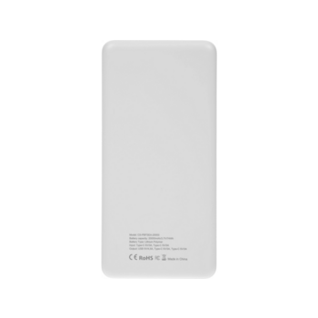Мобильный аккумулятор Cactus CS-PBFSEA-20000 20000mAh 22.5W 4.5A USB-A/2xUSB-C белый
