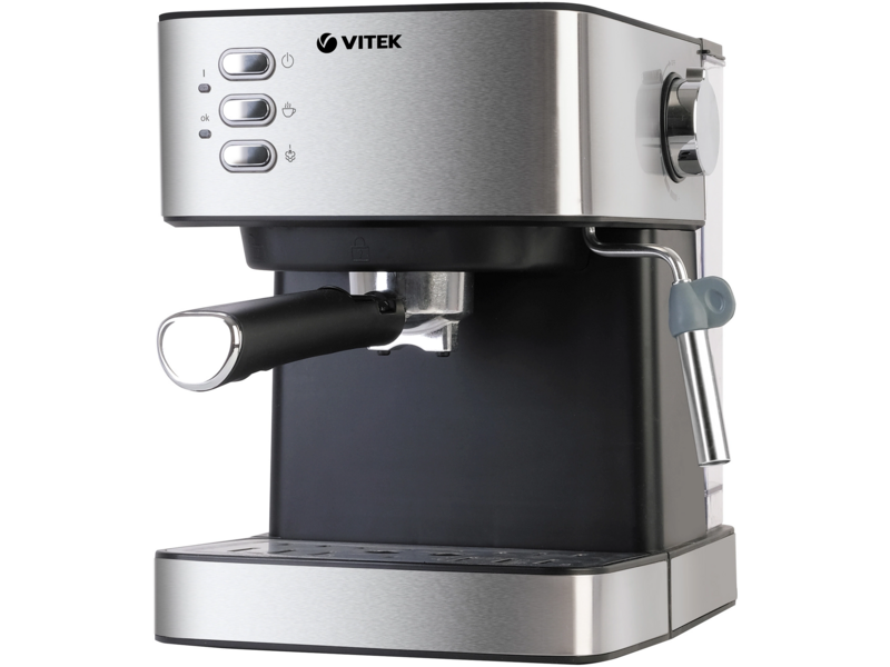 Кофеварка рожковая Vitek VT-1504 1050Вт нержавеющая сталь