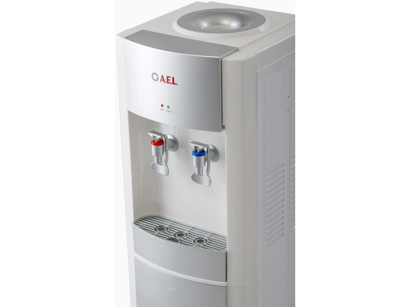 Кулер AEL LD-AEL-28c напольный электронный белый/серебристый