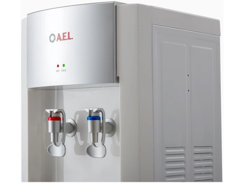 Кулер AEL LD-AEL-28c напольный электронный белый/серебристый