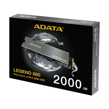 Накопитель SSD A-Data PCIe 4.0 x4 2TB SLEG-860-2000GCS Legend 860 M.2 2280