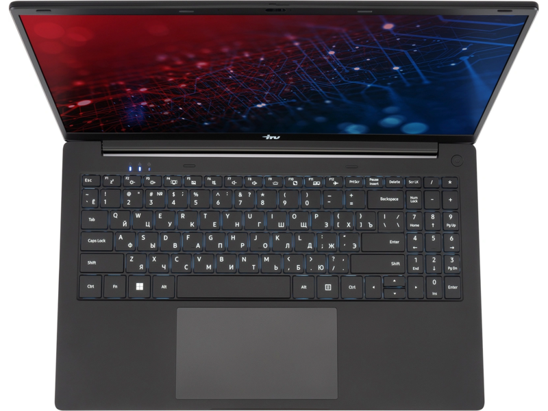 Ноутбук IRU Strato 15ALI Core i5 12450H 32Gb SSD1Tb Intel UHD Graphics 15.6" IPS FHD (1920x1080) Windows 11 Pro 64 black WiFi BT Cam 6000mAh