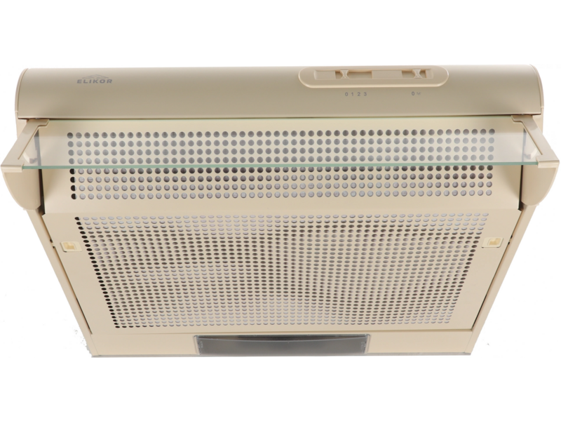 Вытяжка козырьковая Elikor Davoline 60П-290-П3Л кремовый управление: ползунковое (1 мотор)