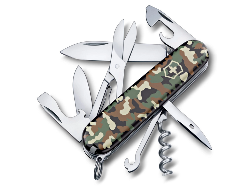 Нож перочинный Victorinox Climber (1.3703.94) 91мм 14функц. камуфляж карт.коробка