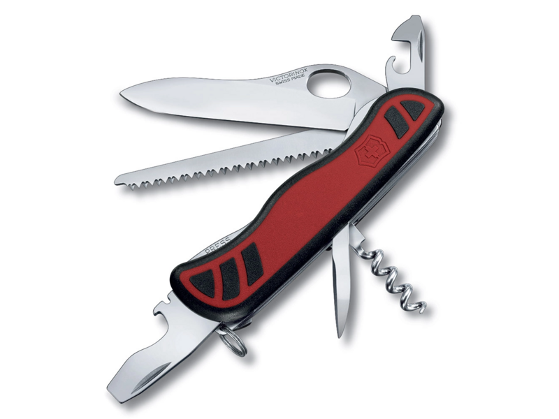 Нож перочинный Victorinox Forester M Grip (0.8361.MC) 111мм 10функц. красный/черный карт.коробка