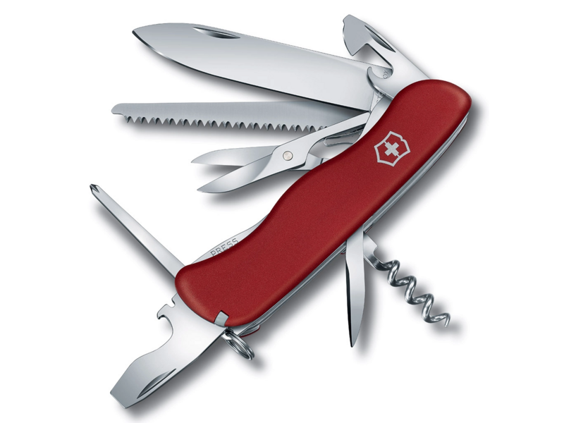Нож перочинный Victorinox OUTRIDER (0.8513) 111мм 14функц. красный карт.коробка