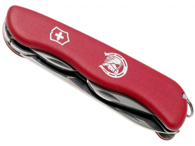 Нож перочинный Victorinox EQUESTRIAN (0.8583) 111мм 12функц. красный карт.коробка