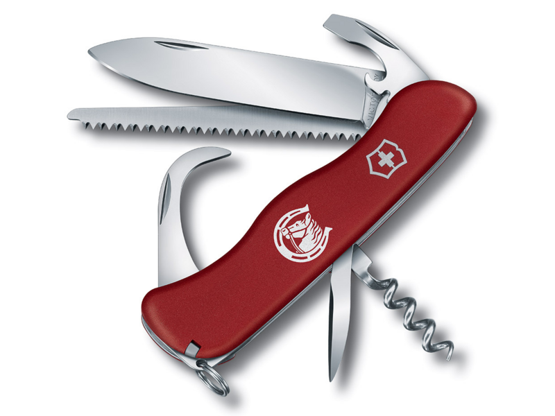Нож перочинный Victorinox EQUESTRIAN (0.8583) 111мм 12функц. красный карт.коробка