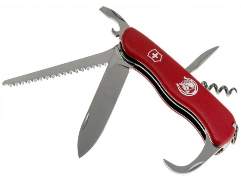 Нож перочинный Victorinox EQUESTRIAN (0.8583) 111мм 12функц. красный карт.коробка