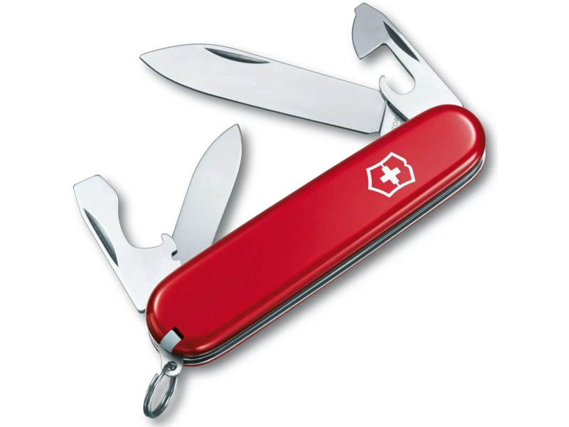 Нож перочинный Victorinox Recruit (0.2503) 84мм 10функц. красный карт.коробка