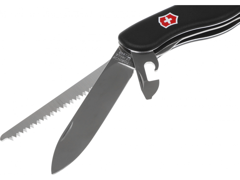 Нож перочинный Victorinox Forester (0.8363.3) 111мм 12функц. черный карт.коробка