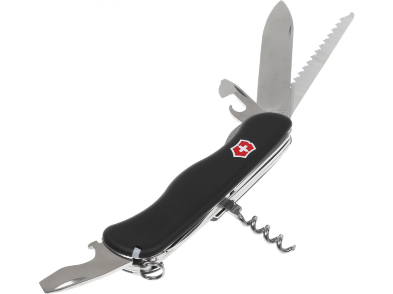 Нож перочинный Victorinox Forester (0.8363.3) 111мм 12функц. черный карт.коробка