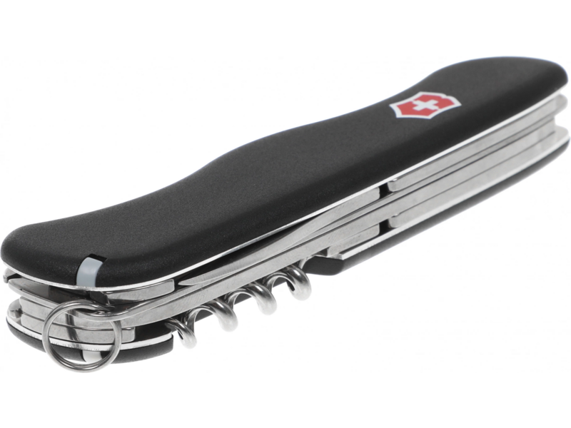 Нож перочинный Victorinox Forester (0.8363.3) 111мм 12функц. черный карт.коробка