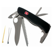 Нож перочинный Victorinox Trailmaster One Hand Wavy Edge (0.8463.MW3) 111мм 12функц. черный карт.коробка