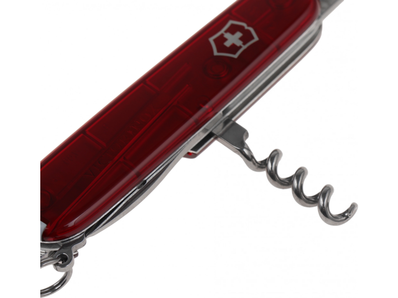 Нож перочинный Victorinox Spartan (1.3603.T) 91мм 12функц. красный полупрозрачный карт.коробка