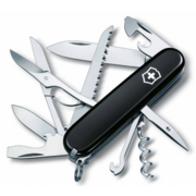 Нож перочинный Victorinox Huntsman (1.3713.3) 91мм 15функц. черный карт.коробка
