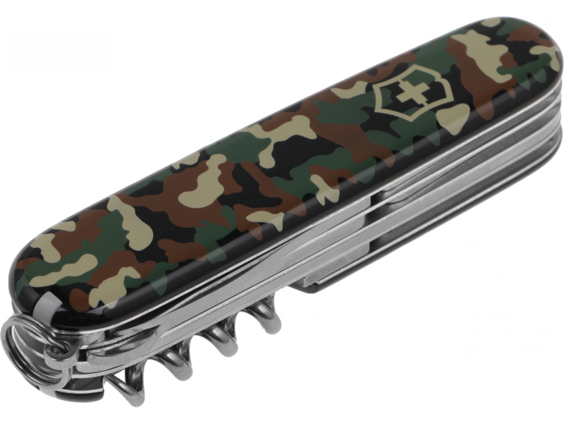 Нож перочинный Victorinox Huntsman (1.3713.94) 91мм 15функц. камуфляж карт.коробка