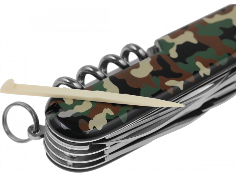 Нож перочинный Victorinox Huntsman (1.3713.94) 91мм 15функц. камуфляж карт.коробка