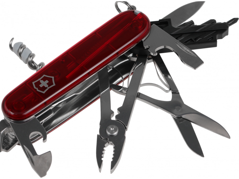 Нож перочинный Victorinox CyberTool M (1.7725.T) 91мм 34функц. красный карт.коробка