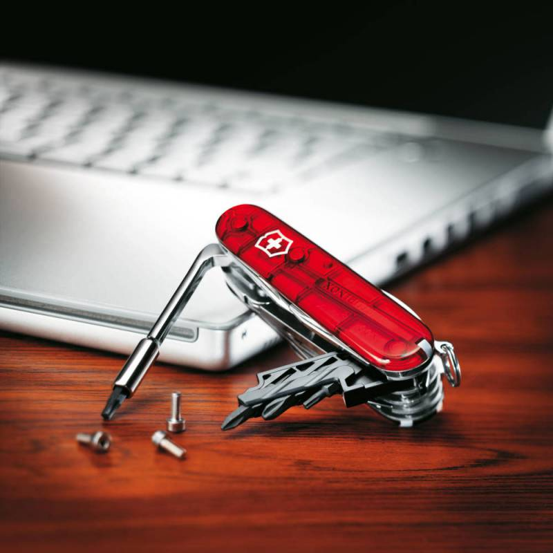 Нож перочинный Victorinox CyberTool M (1.7725.T) 91мм 34функц. красный карт.коробка