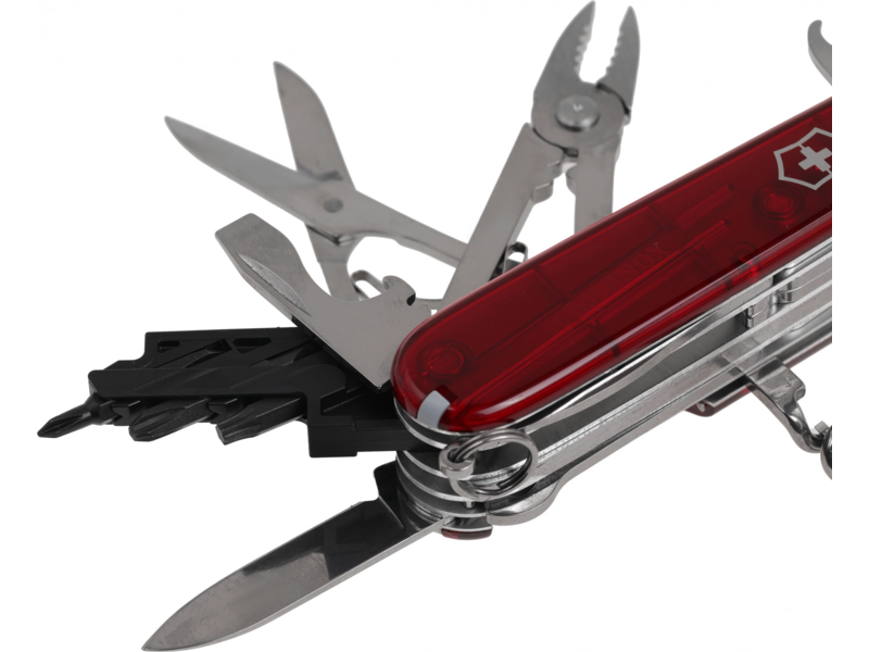 Нож перочинный Victorinox CyberTool M (1.7725.T) 91мм 34функц. красный карт.коробка